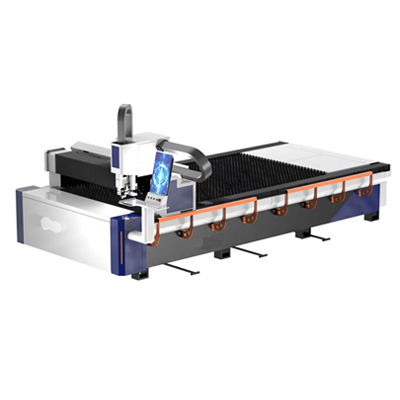 Single-platform sheet metal cutting machine