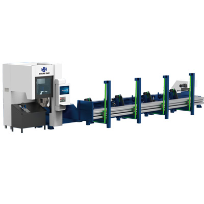 Fully automatic loading and unloading pipe cutting machine